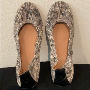 Lucky brand snake print ballet flats